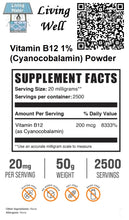 Load image into Gallery viewer, Vitamin B12 plays a key role in many aspects of health and may support your eyes, bones, and skin as well as your mind.