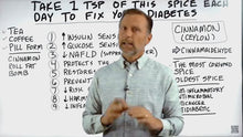 Load and play video in Gallery viewer, Ceylon Cinnamon has been shown to significantly increase sensitivity to the hormone insulin, which may improve blood sugar control.