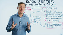 Load and play video in Gallery viewer, Try Livingwell Black Pepper Extract and experience its benefits. The anti inflammatory properties found in piperine, the main compound in black pepper extract, mean that you suffer from less muscle soreness both during and after training. In turn, you’re able to hit your workout harder and will have less recovery time.
