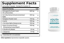 Load image into Gallery viewer, Youth Switch - Pure Health Research for Longevity