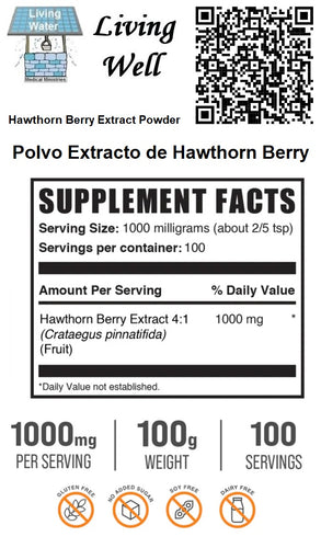 According to a 2020 review, hawthorn may have a heart-protecting ability. It may be beneficial for heart health in the following ways: reducing fats in the blood and lowering cholesterol, having anti-inflammatory and antioxidant properties, potentially helping prevent endothelial dysfunction (narrowing of the arteries). Try Livingwell Hawthorn Berry Extract Powder.