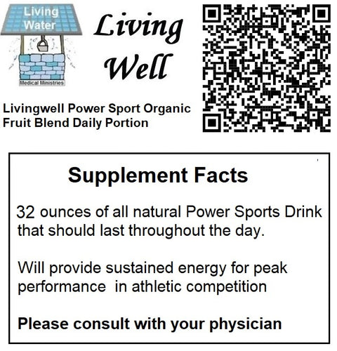 Livingwell Power Sport Organic Daily Portion Fruits Vegetable,  Apple Banana Blackberry Blueberry Cherry Mango Pineapple Raspberry and Spinach - Extract Powder Supplements - Citrulline HMB Aloe Vera Creatine Beet Root COq10 Shilajit with 9.5 ph water Help repair exercise-induced muscle damage and improve muscle mass