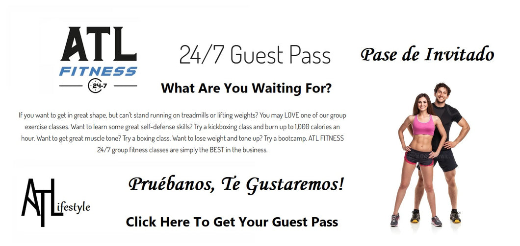 ATL Fitness 24/7 Guest Pass