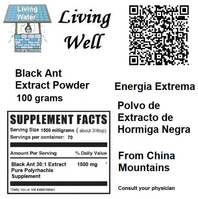 Cognición: las hormigas polyrhachis se han utilizado para mejorar la concentración, la memoria, el pensamiento y la cognición general. La idea detrás de esto es que un cuerpo deficiente en nutrientes a menudo conduce a problemas con la mente, por lo que el superalimento denso en nutrientes que es Polyrhachis puede mejorar la función cerebral al proporcionar las vitaminas y minerales necesarios. No se ha realizado ninguna investigación en esta área todavía. Try Livingwell Black Ant Extract Powder