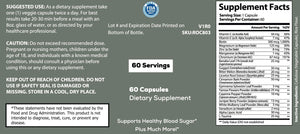 ROC803	Blood Sugar and Insulin Support from Living Well