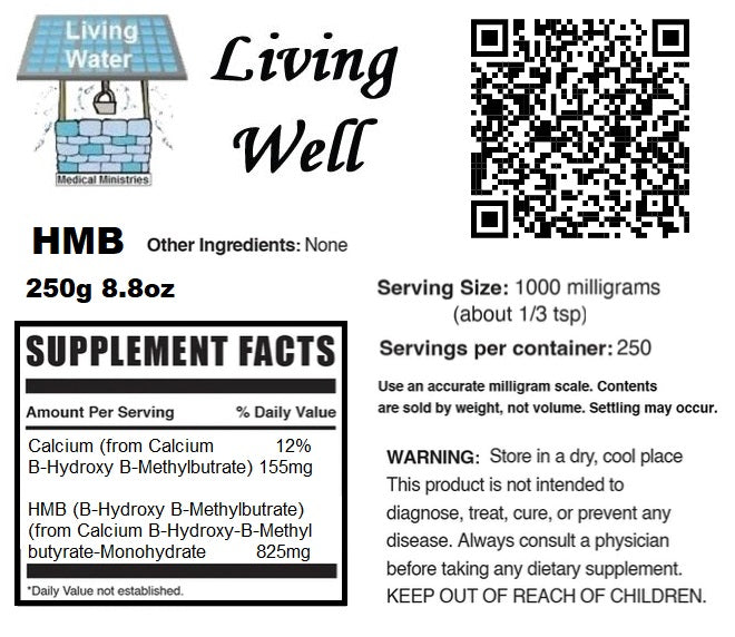 Try Livingwell HMB. Those who combined taking HMB with doing resistance training experienced more muscle growth than those who did resistance training alone. 