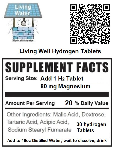 Livingwell Hydrogen Water Tablets