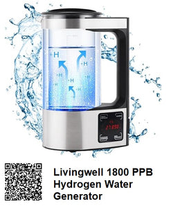 Livingwell 1800 PPB Hydrogen Water Generator