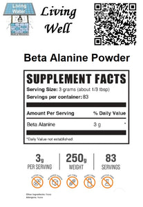 Livingwell Beta Alanine Powder