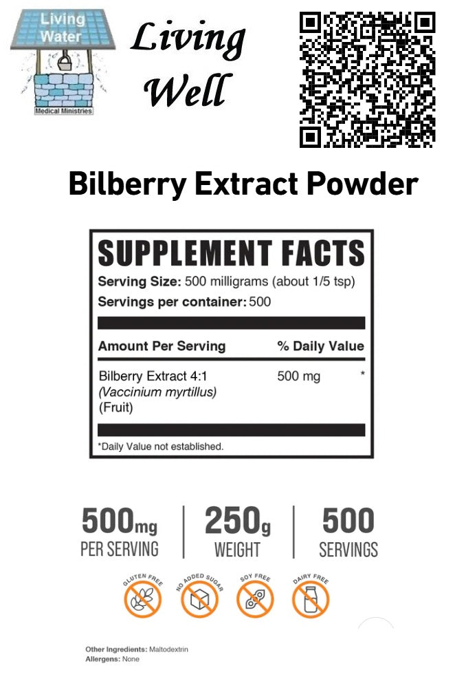 Livingwell Bilberry Extract Powder