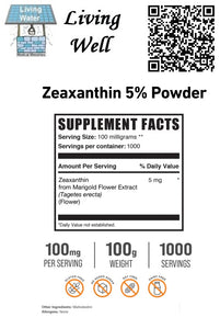 Livingwell Zeaxanthin 5% Powder