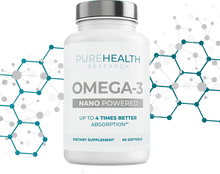 Load image into Gallery viewer, Nano Powered Omega 3 From Pure Health Research
